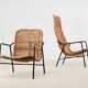Dirk van Sliedregt Pair of Lounge Chairs for Gebr. Jonkers 1952