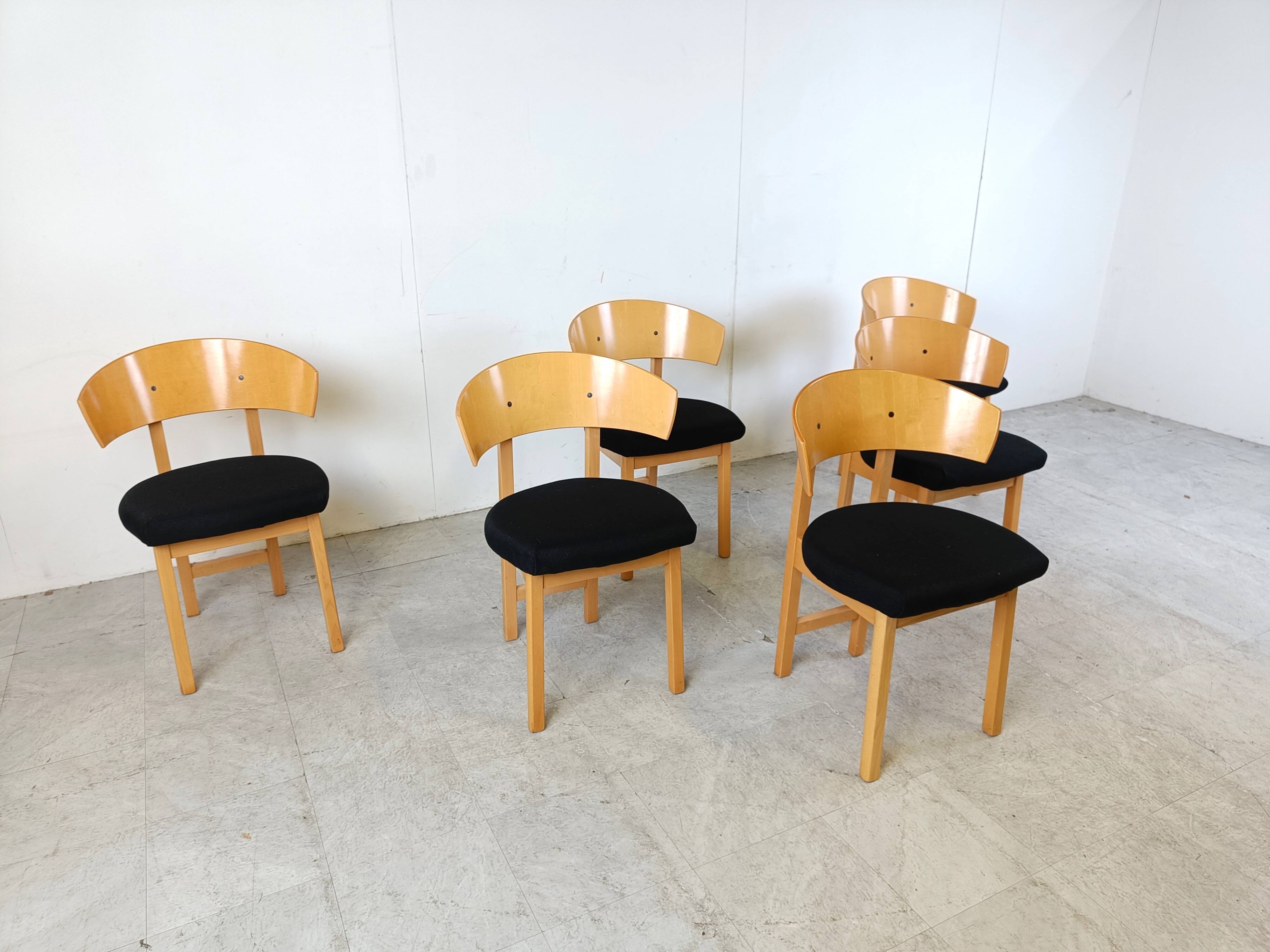 Vintage Ikea dining chairs by Niels Gammelgaard, 1990s