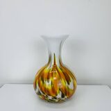 Murano glass opaline vase, 1970s, vintage