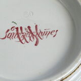 Sarreguemines assiette pied douche
