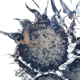 Painting under acrylic glass on bristol sheet signed bergen 1933