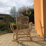 Rattan rocking chair
