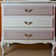 Dresser to the pastel colors and soft
