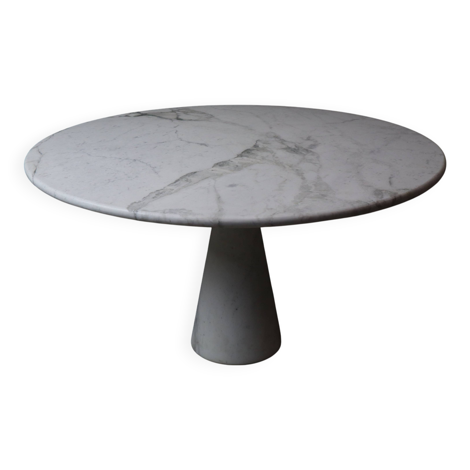 Angelo Mangiarotti ‘M1’ Dining Table in Solid Carrara Marble