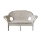 Wicker bench, rattan