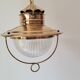 Holophane marine wall light in brass