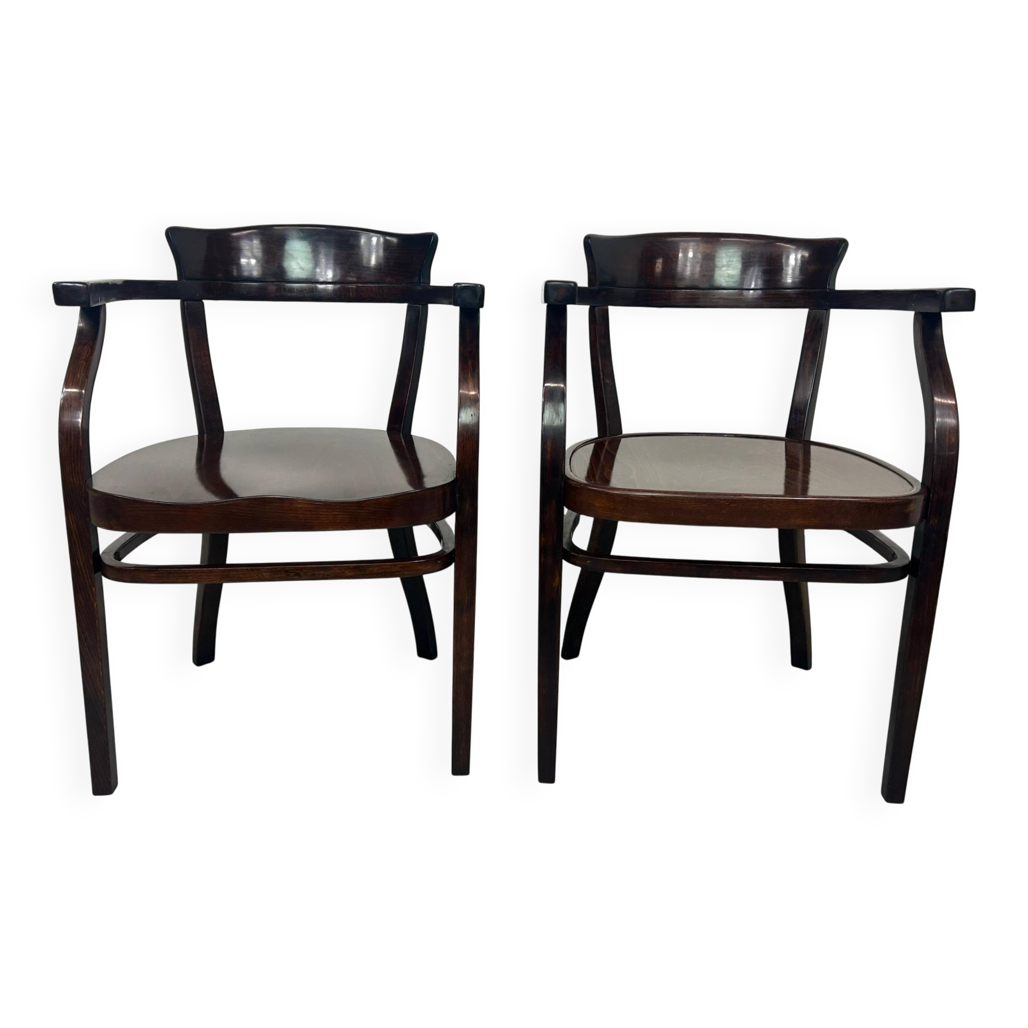 Office chairs no. 6048 and no. 6148 by Otto Wagner for Thonet