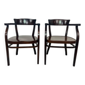 Chaises de bureau no.6048 et no.6148 par Otto Wagner pour Thonet