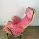 Pernilla Armchair by Bruno Mathsson for DUX – Pink Upholstery, 1970s–1980s