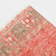 2x12 pale red turkish runner rug, 75x385cm