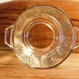 Transparent glass champagne bucket
