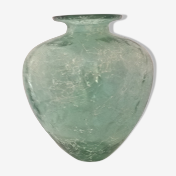 Amphora biot glass style vase