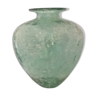 Amphora biot glass style vase