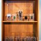 Scandinavian shelving unit in solid teak from the 1960s.