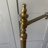 Brass reading floor lamp