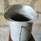 Aluminum decalitre bucket 10 liters