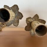 Paire d’appliques en bronze doré