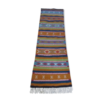 Handmade Berber handmade kilim corridor carpet 200x60cm
