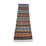 Tapis kilim couloir multicolore fait main berbère 200x60cm