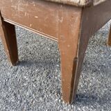 Rustic farm tabouret in fir