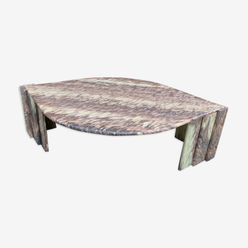 Table base en marbre anne 70 Roche Bobois