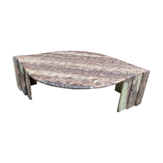 Table base en marbre anne 70 Roche Bobois