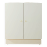 Expressive sideboard by interlübke, 1960s, white, very good vintage condition