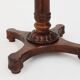 Victorian Burl Wood Folding Card Table, UK, 19th Century