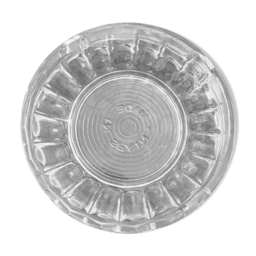 Vide poche rond en verre moulé