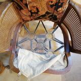 Duo of English armchairs Chippendale style