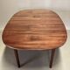 Table haute palissandre Design Scandinave "Ole Wanscher" 1950.