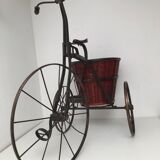 Old wood wrought iron tricycle bike