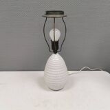 Older ceramic table lamp with beautiful details.