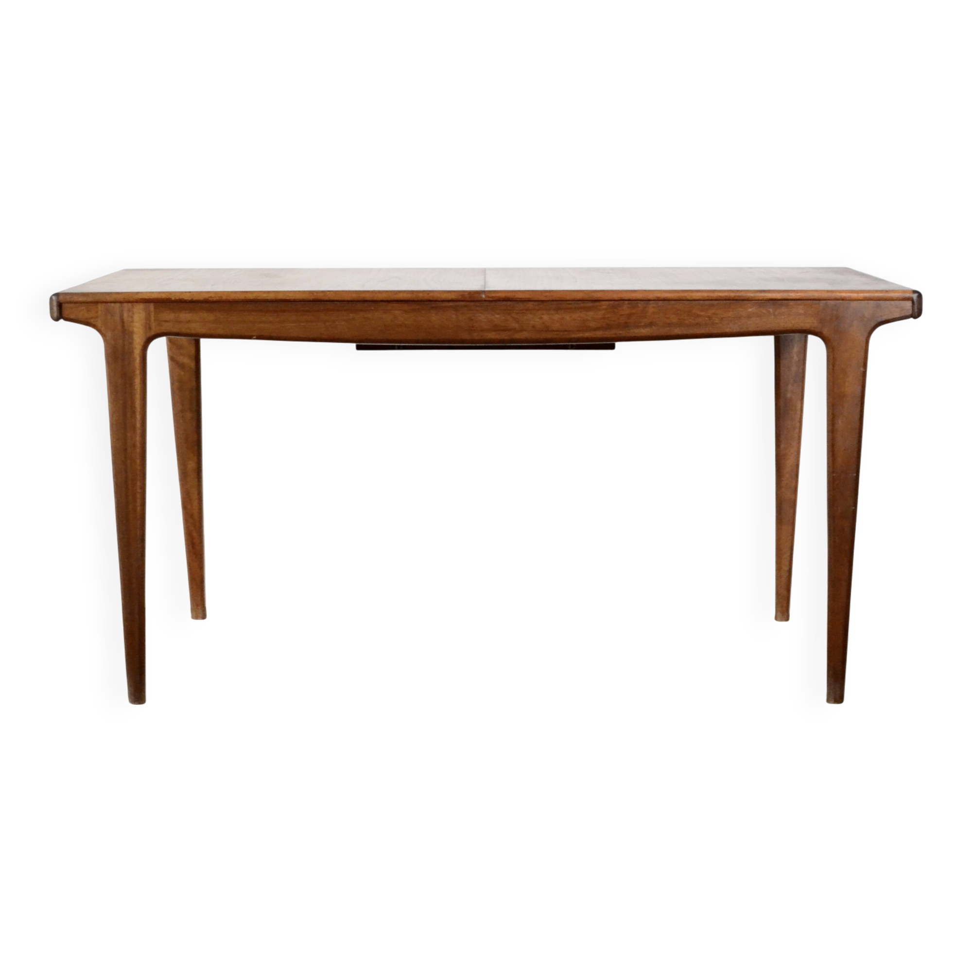 Danish Midcentury Extending Teak Table.