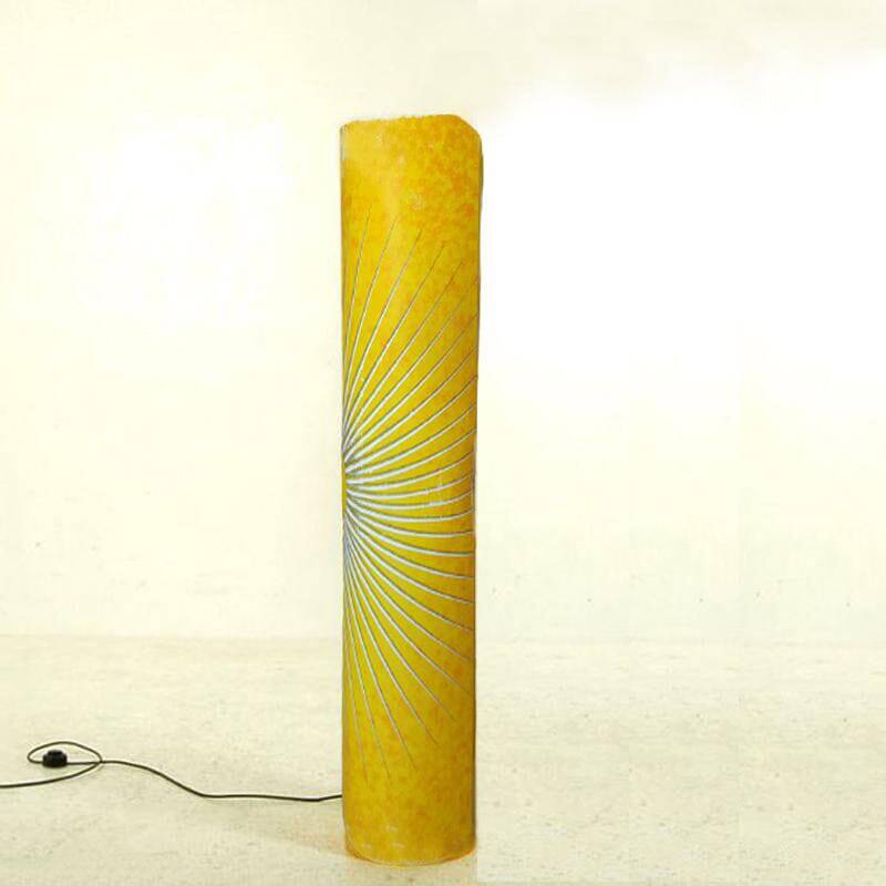 1990s Piero Fornasetti "Sun" Floor Lamp for Antonangeli, Follia Pratica Col