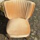 Cocktail armchairs shell back 60s 70s velvet