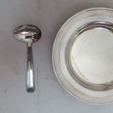 Assiette métal argenté de naissance
