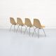 Chaises de salle à manger Eames DSX Herman Miller années 1970