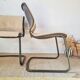 Pair of Strafor chairs from the 70s - bouclette fabric