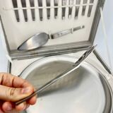 Vintage Carl Auböck Morinox Dessert Set cutlery, Tableware, Italy, 1950s