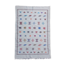 Tapis bohème blanc berbère 145x225 cm