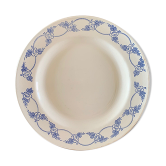 Assiette creuse ancienne en céramique