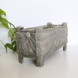 Art deco cast iron planter