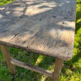 Table pliante ancienne en bois