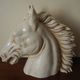 Ceramic horse head lamp base vintage horse lamp base design 70s