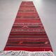 Narrow kilim runner 59x300 cm shabby chic, vintage Turkish kelim 2569