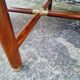 G-plan table with smoked glass, signed vintage.