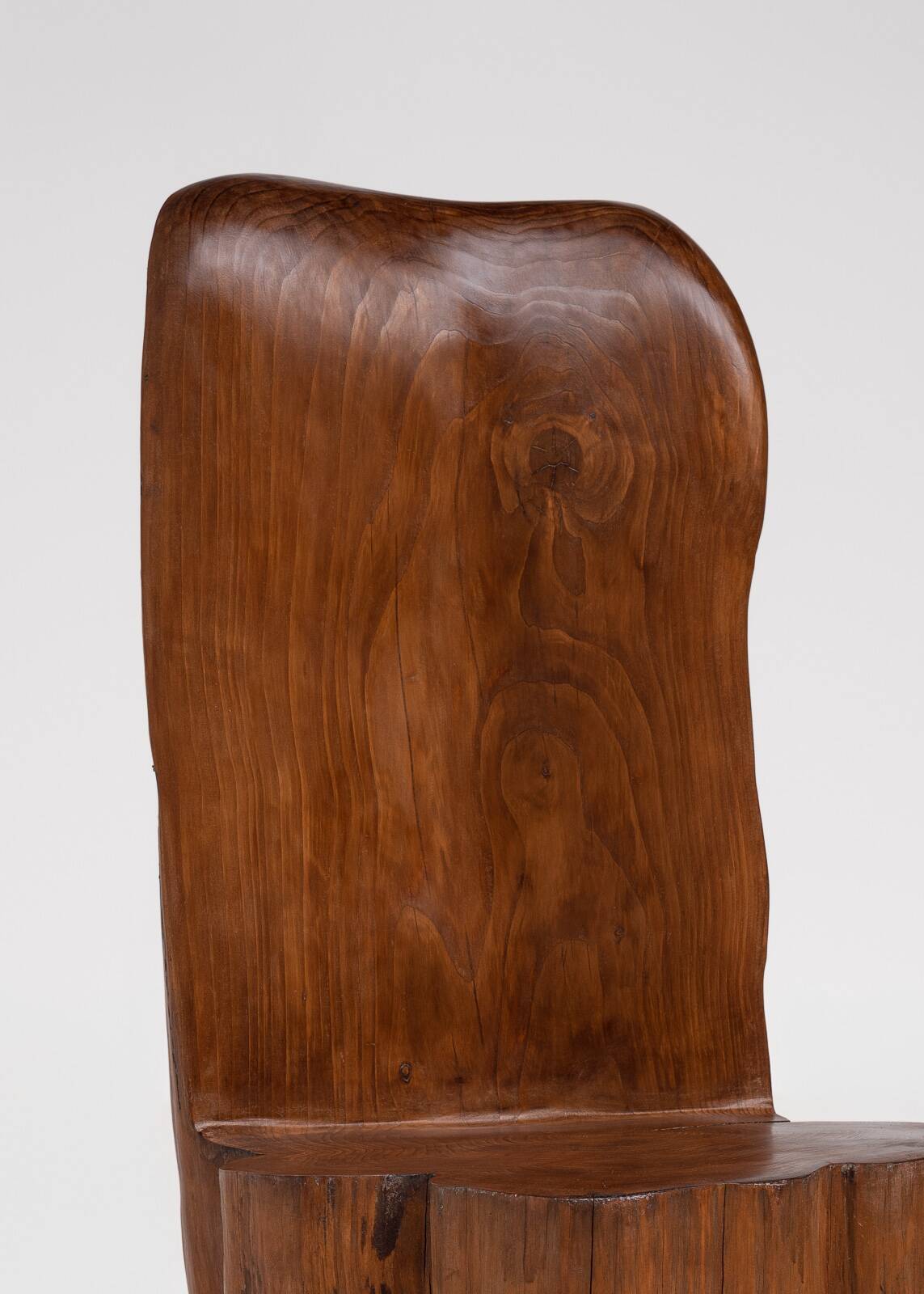 Hand-carved Chair in Solid Hardwood