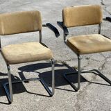 Set of 6 Marcel Breuer S64 armchairs for Thonet 1950