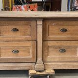 Large oak shop counter